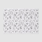 ファストフードハンバーグフライホットドッグチキンパターン 薄葉紙 (正面)