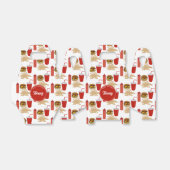 ファストフードバーガーのフライスパターン誕生日 フェイバーボックス (折り畳みなし)