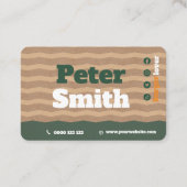 ファストフードバーガーの名刺 名刺 (裏面)