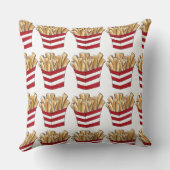 ファストフードフランスのフライドポテトチップス クッション (裏面)