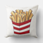 ファストフードフランスのフライドポテトチップス クッション (正面)