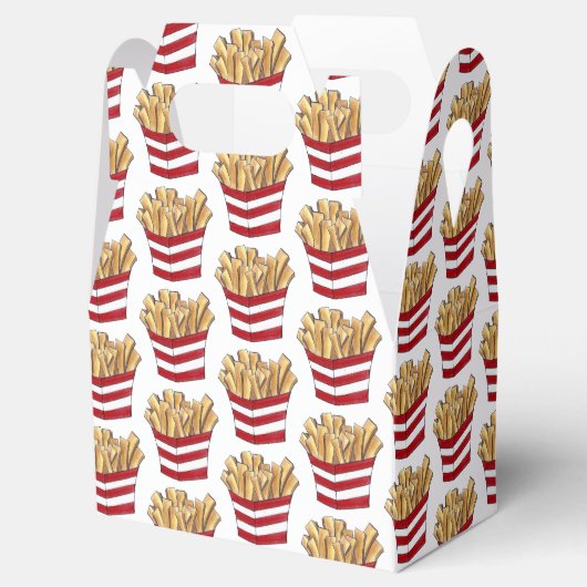 ファストフードフランスのフライドポテトチップス フェイバーボックス (オープン)