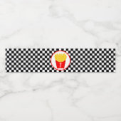 ファストフードフランスのフライ誕生日 ペットボトルラベル (シングルラベル)