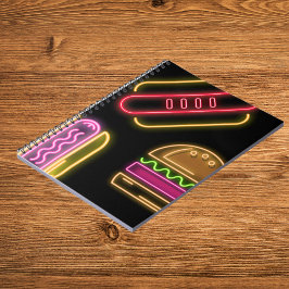 ファストフードホットドッグ&ハンバーガー ノートブック