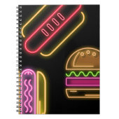 ファストフードホットドッグ&ハンバーガー ノートブック (正面)