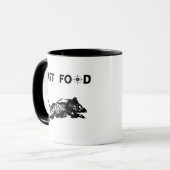 ファストフードボアおもしろい狩り マグカップ (正面左)