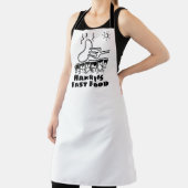 ファストフードポップ・アートのレストランまたはテイクアウェイエプロン エプロン (インサイチュ)