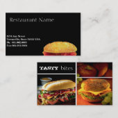 ファストフードレストランの名刺 名刺 (正面/裏面)