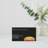ファストフードレストランの名刺 名刺 (スタンド正面)