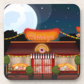 ファストフードレストランアニメ コースター (正面)