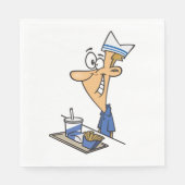 ファストフードワーカー スタンダードランチョンナプキン (正面)