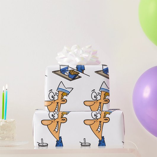 ファストフードワーカー ラッピングペーパー