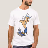 ファストフードワーカー Tシャツ (正面)