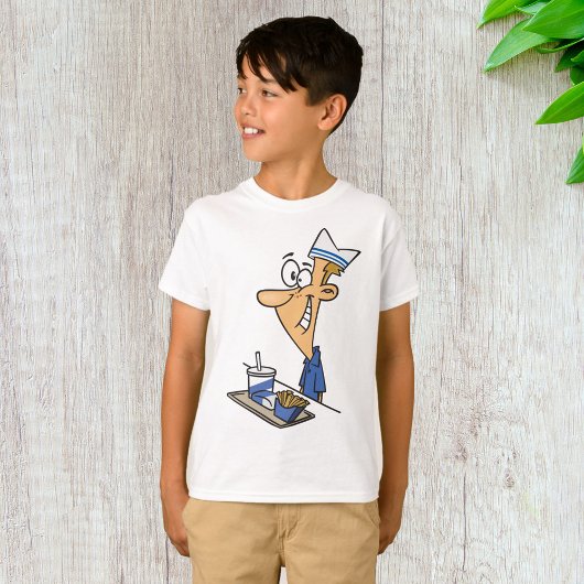 ファストフードワーカー Tシャツ