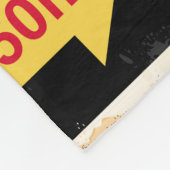 ファストフード店やレトロシンボルや象徴 フリースブランケット (角)