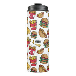 ファストフード柄モノグラムカスタムタンブラー タンブラー