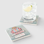 ファストフード看板 ストーンコースター (横)