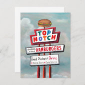 ファストフード看板 ポストカード (正面/裏面)