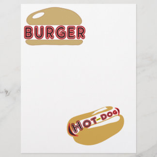 ファストフード チラシ