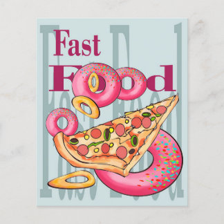 ファストフード |ドーナツバーガーフード  |マーケティング チラシ