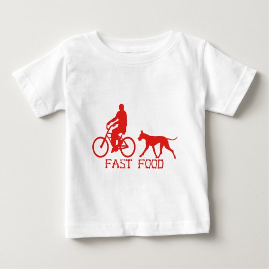 ファストフード ベビーTシャツ (正面)