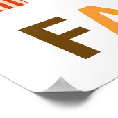 ファストフード ポスター (角)