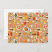 ファストフード ポストカード (正面/裏面)