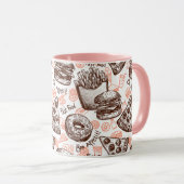 ファストフード マグカップ (正面右)