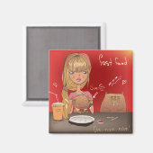 ファストフード マグネット (正面/裏面)