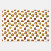 ファストフード ラッピングペーパーシート (正面3)