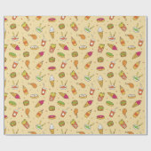 ファストフード ラッピングペーパー (フラット)