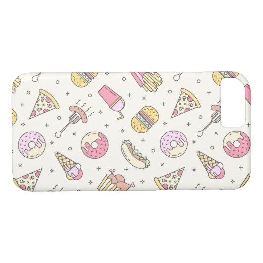 ファストフード Case-Mate iPhoneケース (裏面(横))