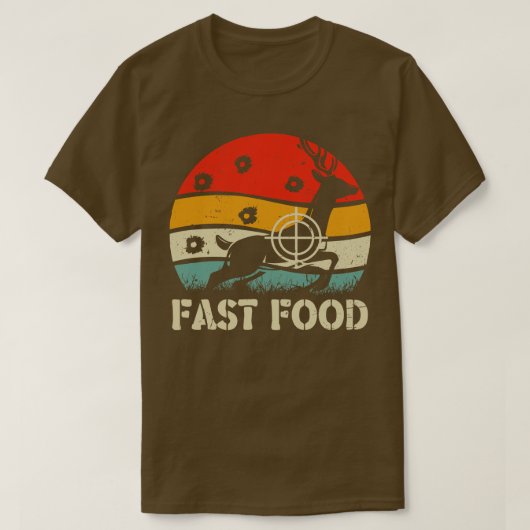 ファストフード Tシャツ (デザイン正面)