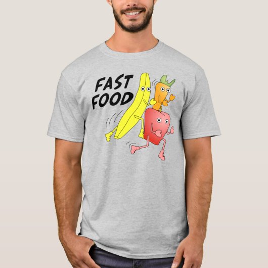 ファストフード Tシャツ (正面)