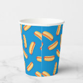 ファストフードHOT DOGSのパターン 紙コップ (右)