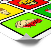 ファストフードJunkieポスター ポスター (角)