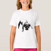 ファストブルドッグティーに立つ Tシャツ (正面)