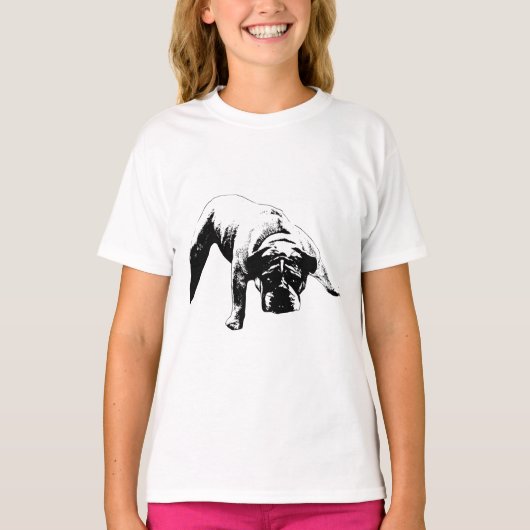 ファストブルドッグティーに立つ Tシャツ (正面)