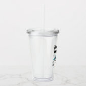 ファストブルーレースカー2台で育つ2回目の誕生日 アクリルタンブラー (右)