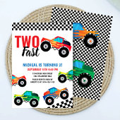 ファストモンスタートラックレース2回目の誕生日 招待状