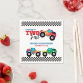 ファストモンスタートラック2nd誕生日 スタンダードカクテルナプキン (インサイチュ)