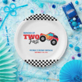 ファストモンスタートラック2nd誕生日 ペーパープレート (パーティー)