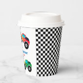 ファストモンスタートラック2nd誕生日 紙コップ (左)