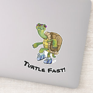 ファストランニングのカメ シール