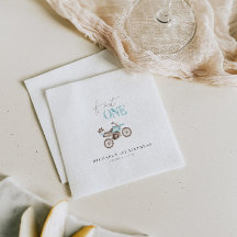 ファストワンカワイトリートバイク誕生日紙ナプキン