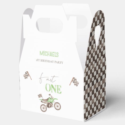 ファストワンライムグリーンダートバイク誕生日ビーフボックス フェイバーボックス (オープン)