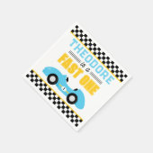 ファストワンレースカー 1歳の誕生日パーティー スタンダードカクテルナプキン (角)