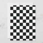 ファストワンレース カー - 招待状 (裏面)