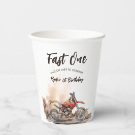 ファストワン リトルレーサー 1歳の誕生日 紙コップ