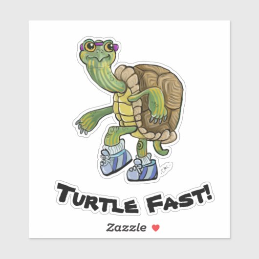 ファスト走ウミガメ シール (シート)
